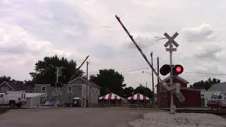 Pleasant St. Grade Crossing (Maple Park, IL) 7/2/20