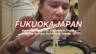 JAPAN VLOG: HAKATA CANAL CITY | WHERE TO SHOP IN TENJIN | FIRST & ORIGINAL ICHIRAN JAPAN