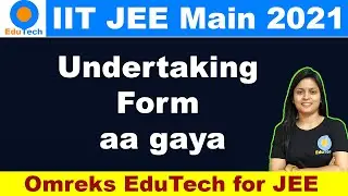 Category Certificate Undertaking Form, NTA JEE mains 2021 LATEST NEWS Application Form