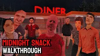 MIDNIGHT SNACK ROBLOX | Full Game Walkthrough (All Endings)