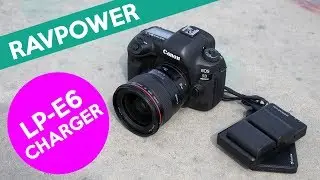 RAVPower LP-E6 mobile charger | charge your DSLR batteries with a powerbank