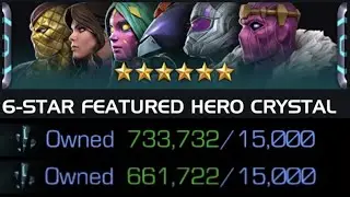 90+ NEW FEATURED 6 STAR CRYSTALS | 1.4 MILLION SHARDS