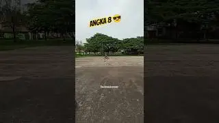 Angka 8😎 Latihan belok pakai BMX #balancebike #trending #cycling #bmx #minibmx