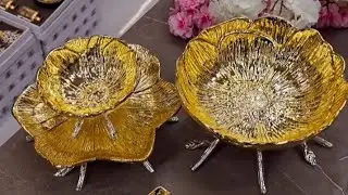 Pakistan Crockery items 😍 white crystal Set || imported Golden jars || marble dinner set 72 PCs