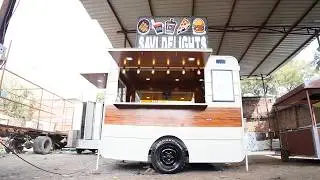 10x7Ft Food Trailer Manufacturing food cart manufacturer in lucknow | food cart business ideas