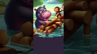 Humphery the Helpful Hippo and His Monkey Friend