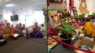 Live from New Jersey Sri Sahasra Chandi Homam and Sri Maharudra Yagna Day 3 Evening