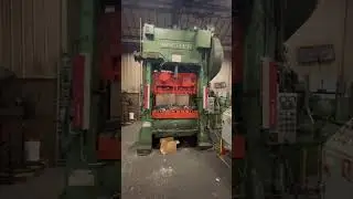 150 TON MINSTER P2-150-60 PIECE-MAKER HIGHSPEED PRESS, New 1978 S&G Press Stock# 2743 (Plant Video)