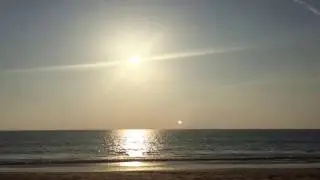 Sunset at Baba Beach Club Phuket island