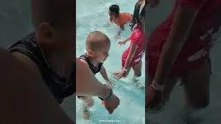 My cute little kids at Anand Amusement and water park durgapur #outdoorplaytime #waterpark #swimming