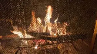 How to change ur metal mesh curtain fireplace final 4