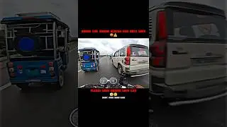 Drunk Car Driver 🤬 Acha Houa Bach Gaya ⚠️ #bikerider #motovlog #racing #superbike #ninjazx10r #aura