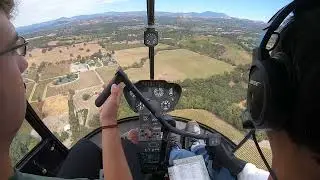 Lesson #139 Robinson R22 Helicopter, Sonoma Flight Academy