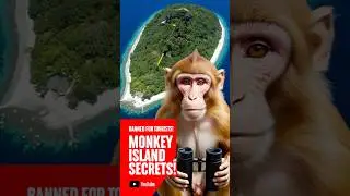 Why Tourists Are Banned from Morgan Island 🐒❌ #island #monkey #shorts