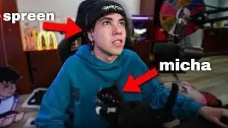 la Micha Molestando a  Spreen 😺