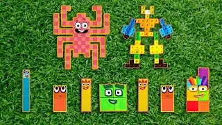 Numberblocks   Looking For All Clay With Mini Bags Coloring! ASMR