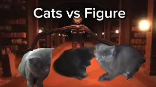 Cats vs Figure from Roblox Doors...well...not really...