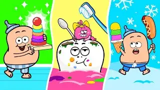 Compartir es Cuidar | Cepíllate los Dientes | Caliente y Frío | Doctora Sophia Canciones Infantiles