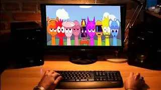 Blue Sprunky PYRAMIXED (MOOD/COVER) COMPUTER GAMEPLAY 🎮#roblox #incredibox #