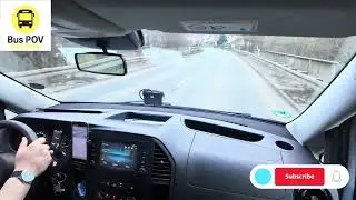 Bus Driver Germany 🇩🇪 | Driving Mercedes-Benz Vito as AST Taxi(POV)#pov #busdrivergermany #busdriver