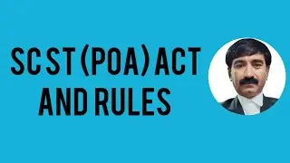 SC ST (POA) ACT and RULES 