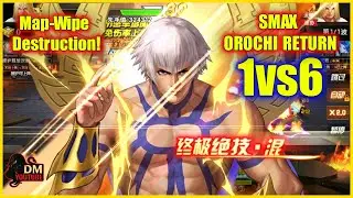 ღ KOF98UMOL ✪ SMAX OROCHI RETURN 1vs6...Map-Wipe Destruction! 💥