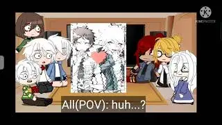 Undertale React to Frisk as Hajime Hinata | AU | Komahina | Undertale x Danganronpa | Original?