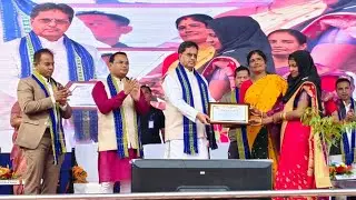 Hasteni Mantri Okra Sonamura o Foundation Stone Laying tei Dalbidal Project Inauguration Khlaikha