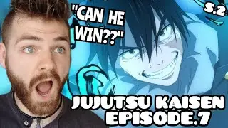 GOJO IS HERE!! CAN HE WIN??!!! | JUJUTSU KAISEN EPISODE 7 | SEASON 2 | New Anime Fan! | REACTION