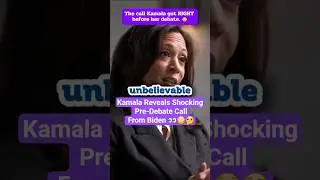 Kamala Harris Reveals Shocking Pre-Debate Call From Biden | Diary of A CEO