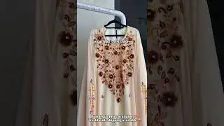 Beautiful stone work in kaftan farasha models || dubai kaftan models #wholesale