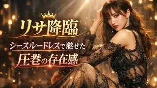💎BLACKPINKリサ、息をのむ美しさ✨シースルードレスでパーティを完全支配💃