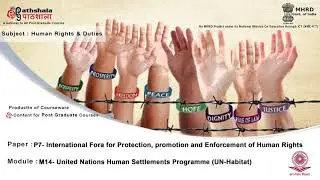M-14. The United Nations Human Settlements  Programme (UN - Habitat)