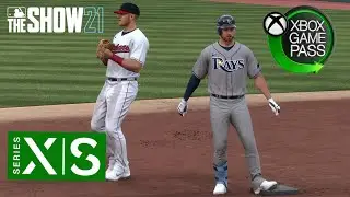 MLB The Show 21 Xbox Gameplay - Tampa Bay Rays vs Cleveland Indians (MLB 21 Xbox Gameplay)