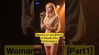 Woman in Love [Part1] &ndash; Live Stage Lip Sync | AI Blonde Diva Performance #nostalgia  #song #lyrics