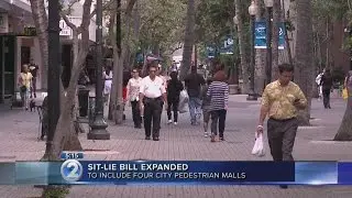 Mayor signs pedestrian mall sit-lie ban into law
