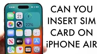 Можно ли вставить SIM-карту в iPhone Air?