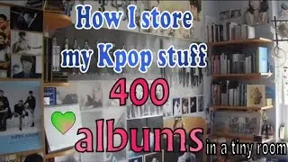 How i store my Kpop stuff - almost 400 albums in a small room - Update (2015)
