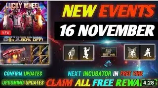 FREE FIRE NEW EVENT | 16 NOVEMBER NEW EVENT | FREE FIRE NEW UPDATE | FF NEW EVENT,