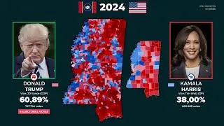 United States presidential election in Mississippi (1952 - 2024)