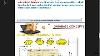 IP11   Chapter 10   Database Concepts   DataBaseTerms   Video 02