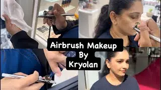 Airbrush Makeup by Kryolan 🖌️ #kryolan #kryolanbase #makeuptutorial #makeup #makeupartist 