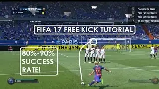 FIFA 17 Free Kick Tutorial - The Best Technique for Taking Free Kicks