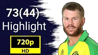 David warner's 73(43) vs England highlight 2022