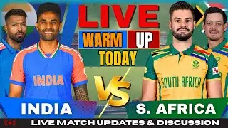 🔴 INDIA vs SOUTH AFRICA Live | IND vs SA warm-up Live Match Today | Live Cricket Score & analysis