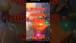 10 Highest-Grossing Superhero -Movies Of All Time #movierecommendation  #film  #trending #mustwatch