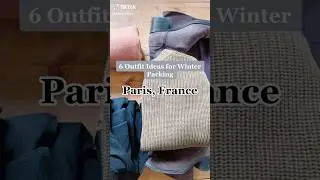 6 Outfit Ideas For Winter Packing in Paris, France. #paris #travel #france #traveling #europe
