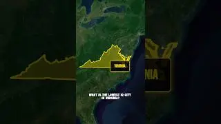 Lowest IQ City In Virginia! #us #virginia #shorts
