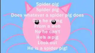 HOMER SIMPSON - Spider Pig With Lyrics