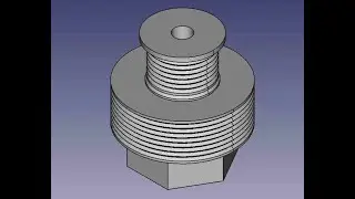 3D printed Serpentine Belt Pulley